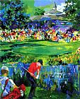 Leroy Neiman Valhalla PGA 2000 painting